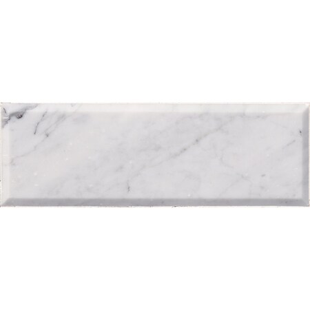 Msi Arabescato Carrara Beveled SAMPLE Honed Marble Wall Tile ZOR-NS-0037-SAM